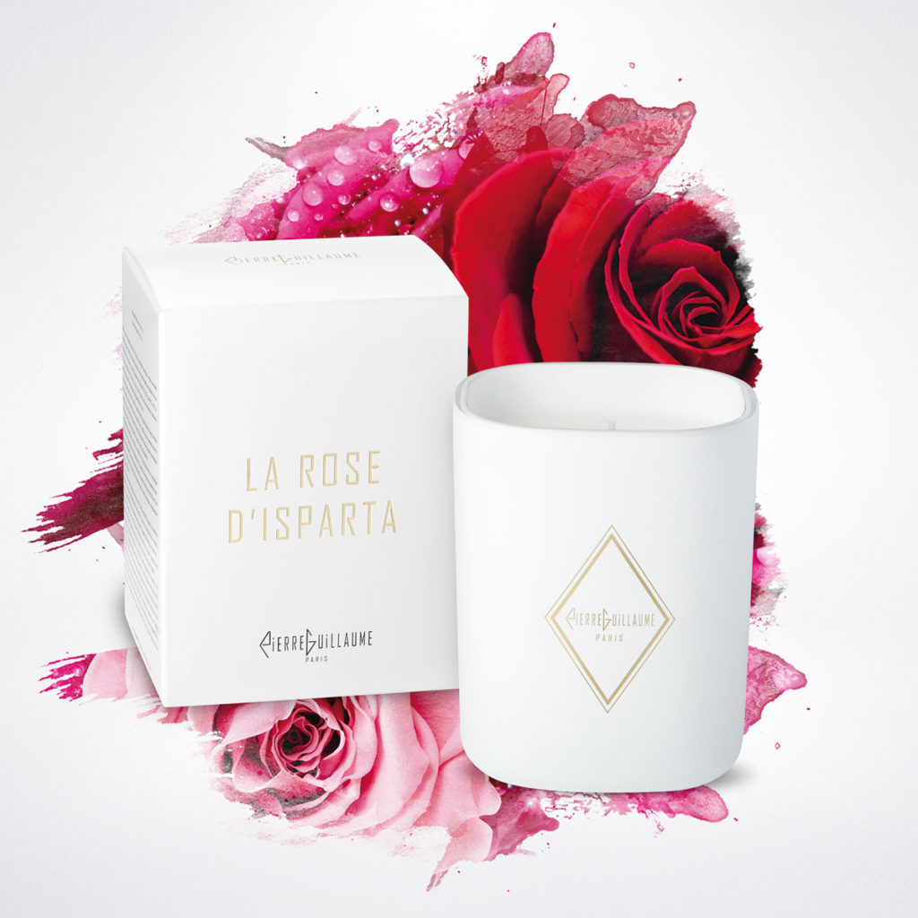 Scented Messenger Candle - Fruity Rose, Wood, ambroxan