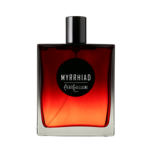 Flacon de l'eau de parfum ambré oriental Myrrhiad par Pierre Guillaume Paris. Flacon de 100 ml.