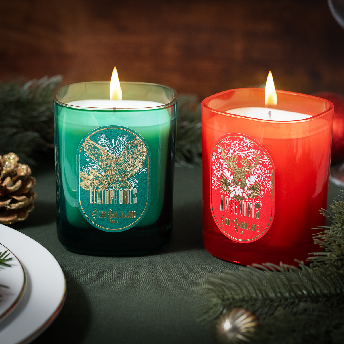 Elatophoros, Antenivis - Bougies parfumées d'ambiance 240 g.