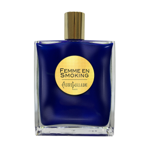 Perfume Femme en Smoking, 100ml bottle, floral, spicy woody, black calla, iris, honey, cedar