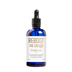 Reboot the loo - Odor neutralizer for washrooms, scents of Verbena Leaf, Licorice, Mint