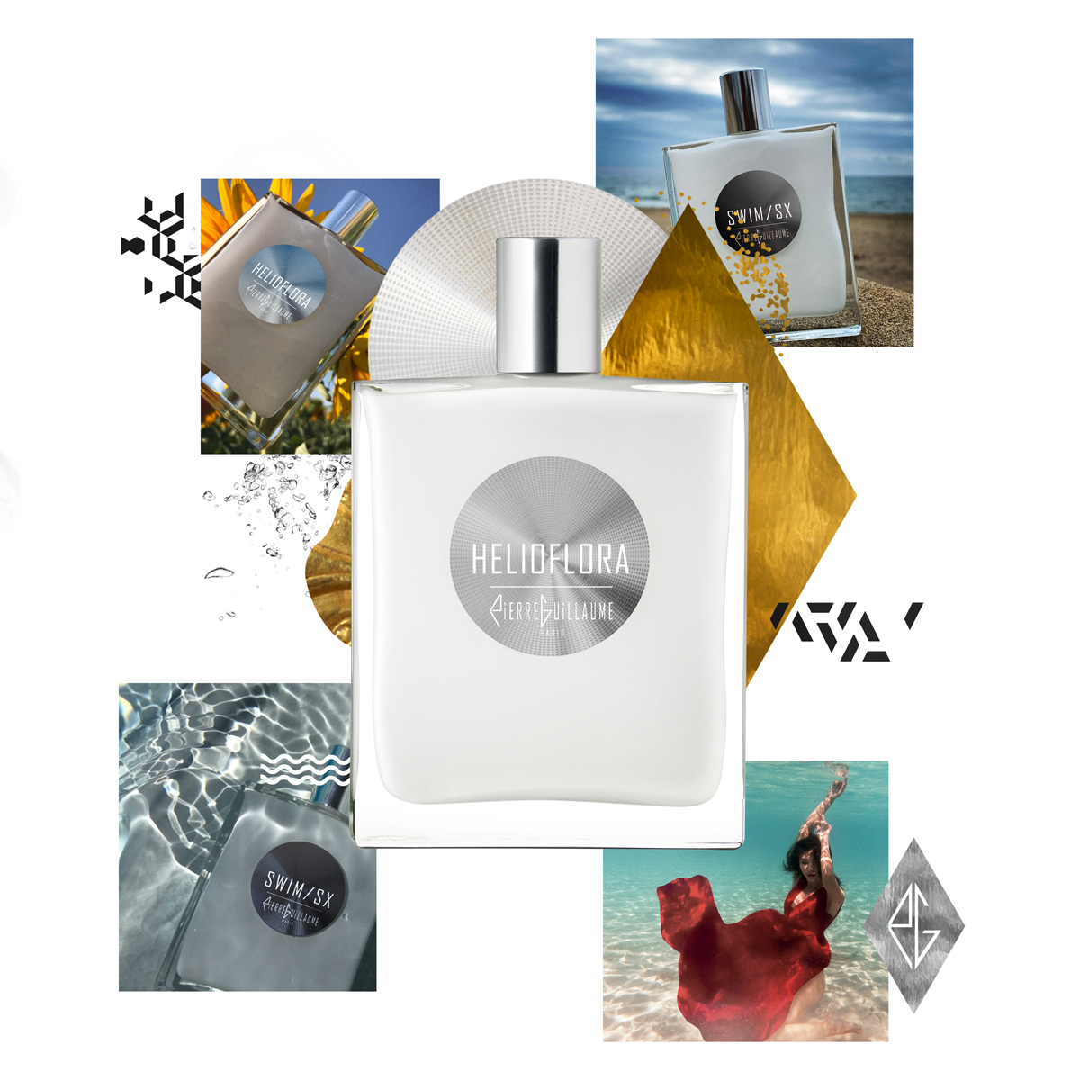 Pierre Guillaume Paris - Pierre Guillaume White Collection, inspired by the sun: sexy and bright fragrances.
