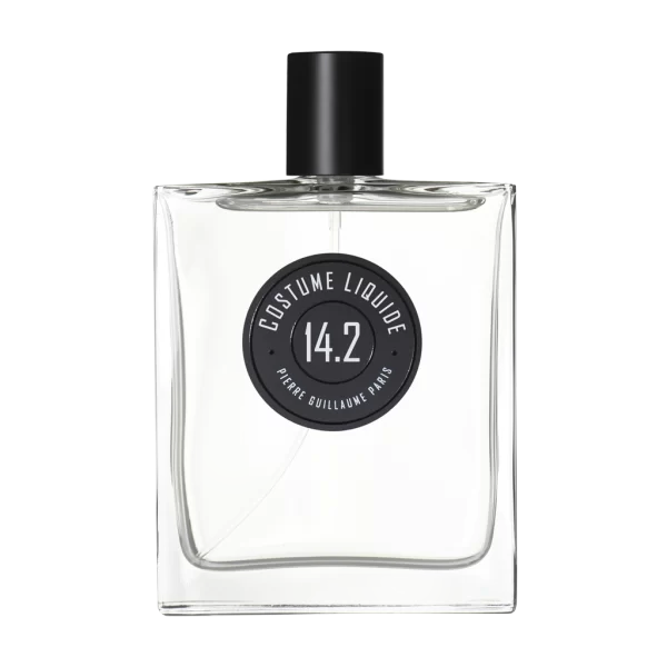 Perfume, 100ml bottle, Costume liquide, Pierre Guillaume Paris Collection, Number 14.2, Woody, Diffusive, Enveloping, Spicy, Floral Soft, Fresh, Dressed, Iris, Melancholic, Vetiver.