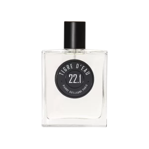 Tigre d'eau, Bouteille 50 ml, Parfum, Poivre Rose, Eau de Coco, Pamplemousse Rose, Chlorophylle, Fève Tonka, Caramel Salé
