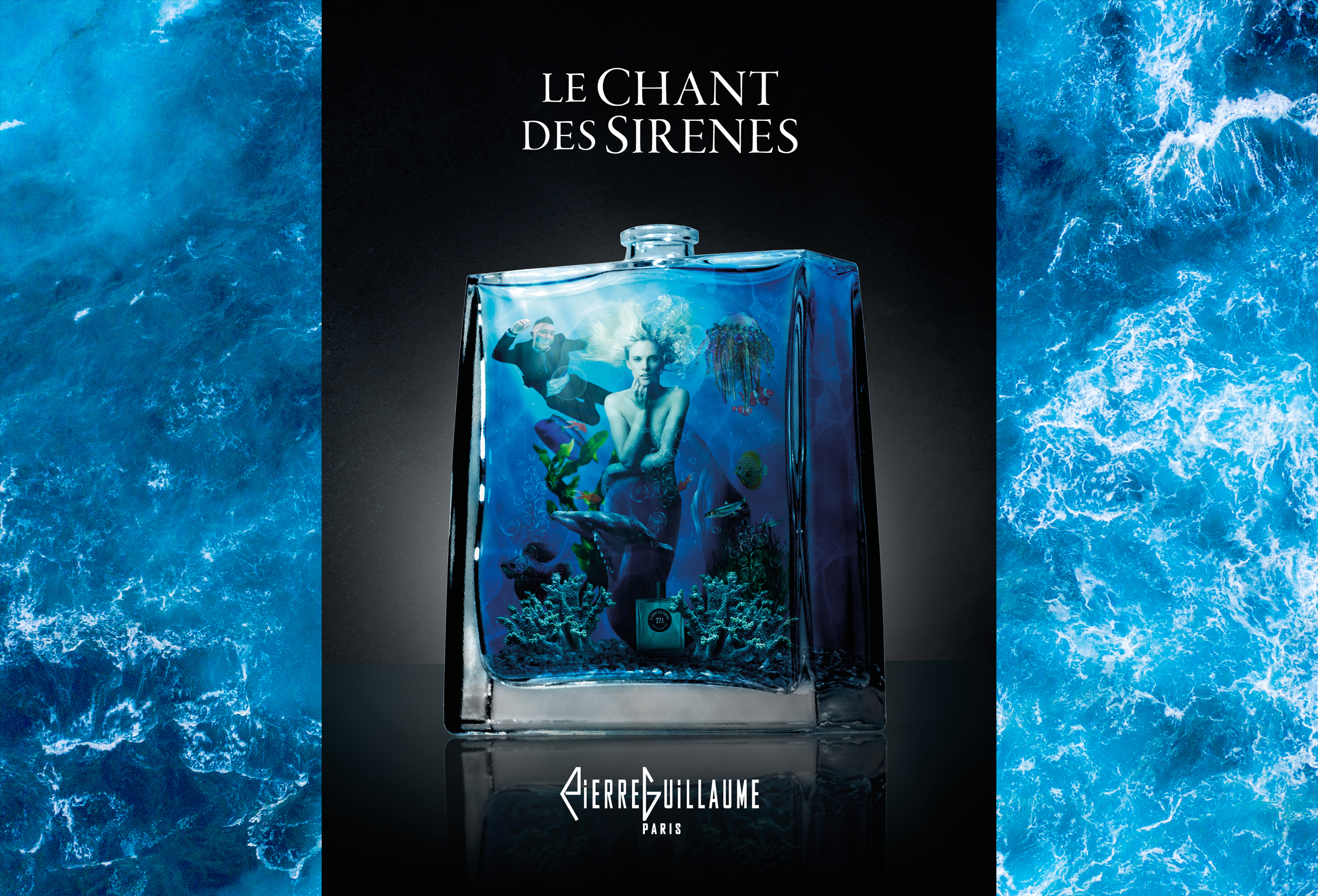 Pierre-Guillaume-Paris-Le-Chant-des-Sirenes-Header PIERRE GUILLAUME PARIS présente un parfum Aquatique Minéral : Le Chant des Sirène - Baumé et Soyeux, Marin, Criste Marine, Santal. Pierre Guillaume Paris - Le Chant des Sirenes - 27-1 - Perfume - 100 ml bottle - aquatic mineral - Rosewood-Carambola-Opopanax-Wood-Anmand-rose-Marine Sandalwood Leaves. Header