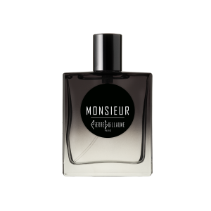 Monsieur - Parfum - Essences de Patchouli, de Cèdre, de Vétiver et de Santal, Absolue de Peuplier, Mousse de Chêne, Bois d'Encens et de Papyrus. 50ML.