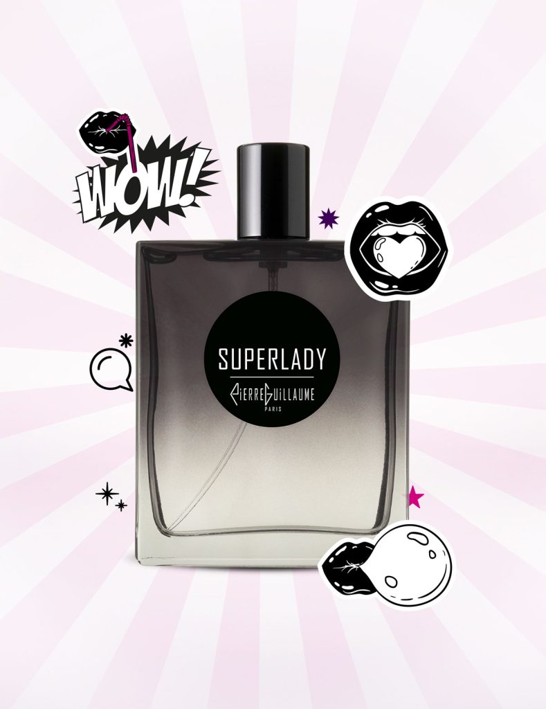 Discover Superlady - Magnolia, Apple candy, White amber. A vibrant floral, Superlady is a magic potion for the wonder women of everyday life. Perfume, Fragrance - 100ML. Artwork.