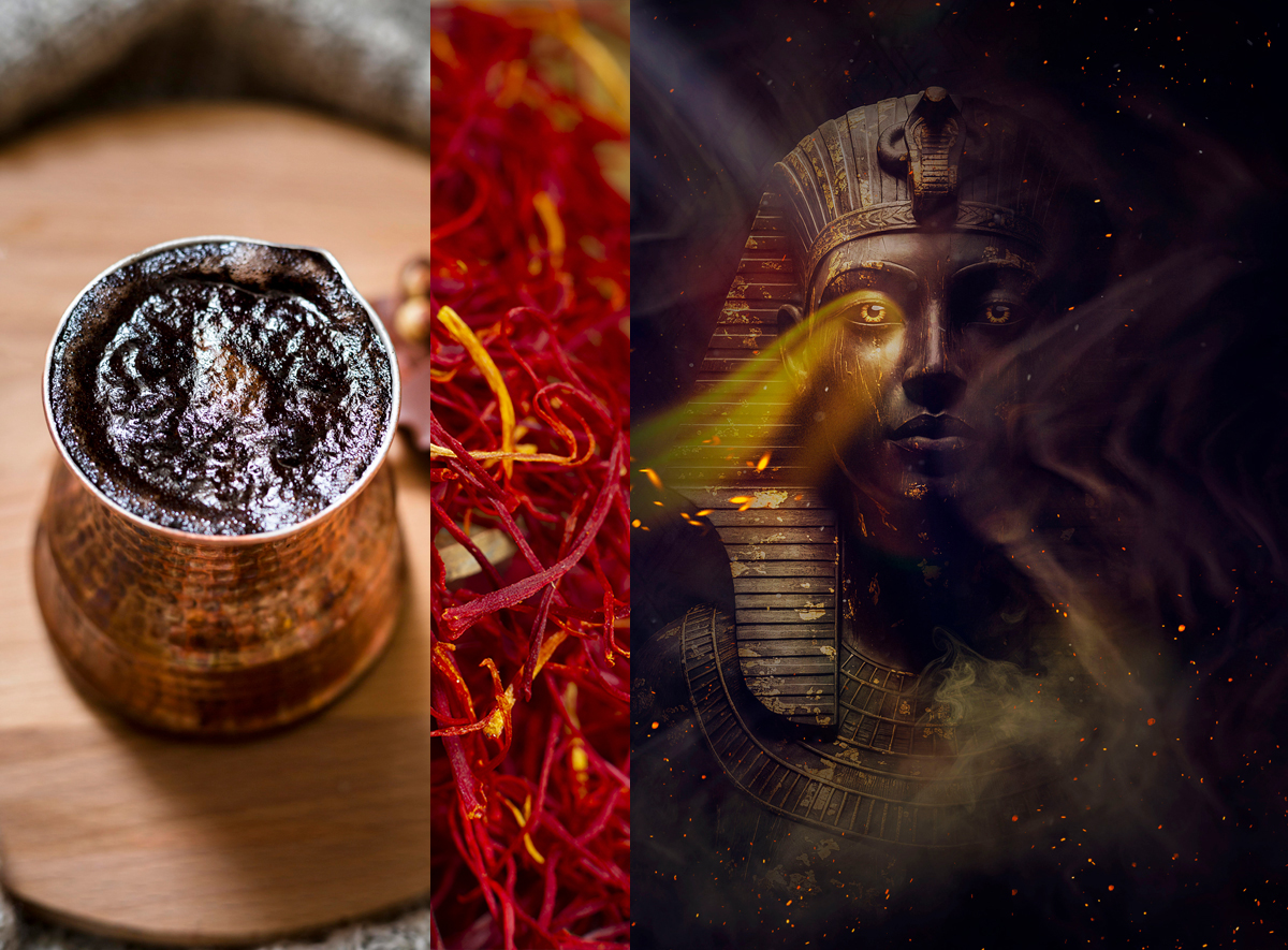10.2 Sphinxyness — Roasted Egyptian coffee, copper and saffron — Pierre Guillaume Paris